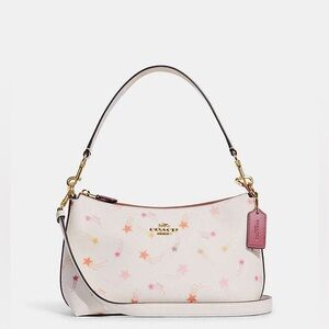 Coach Clara Shoulder Bag With Shooting Star Print